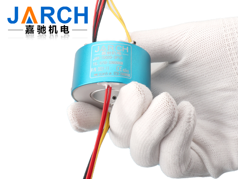 旋转工作台供电：过孔导电滑环应用案例